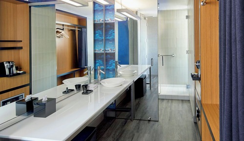 Zimmer, 2 Queen-Betten (Mobility/Hearing Access, Roll-In Shwr)