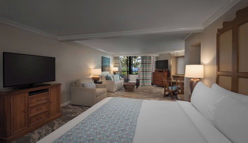 Zimmer, 1 King-Bett und Schlafsofa, Nichtraucher, Meerblick (Balcony)