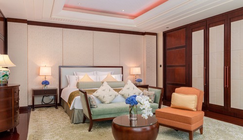 Presidential-Studiosuite, 1 King-Bett, Balkon