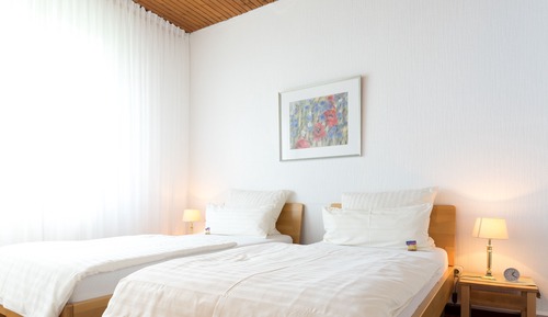 Standard-Doppelzimmer, zum Garten hin