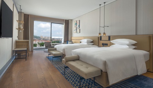Superior-Zimmer, 2 Doppelbetten, Stadtblick