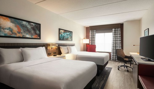 Zimmer, 2 Queen-Betten, barrierefrei