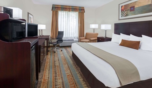 Zimmer, 1 King-Bett, barrierefrei, Nichtraucher (Mobility,Hearing,Tub w/Grab Bars)