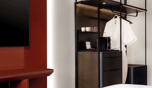 Zimmer, 1 King-Bett, barrierefrei (Mobility, Hearing, Roll-In Shower)