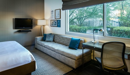 Studio, 1 King-Bett und Schlafsofa