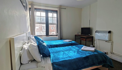 Standard-Zweibettzimmer, 2 Einzelbetten, Nichtraucher, mit Bad