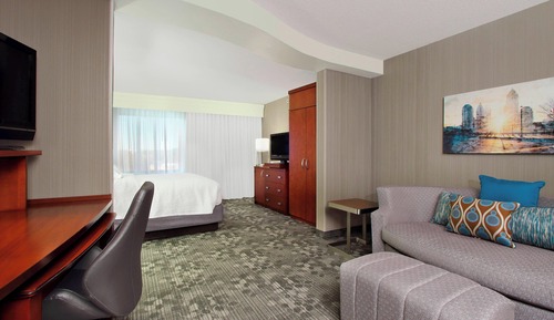 Zimmer, 1 King-Bett und Schlafsofa