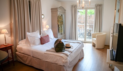 Doppelzimmer, barrierefrei, mit Bad (Chambre « Coeur »)