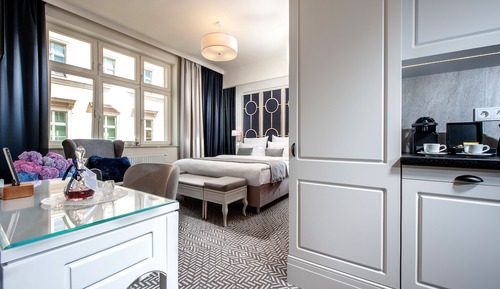 Superior-Doppel- oder -Zweibettzimmer, Kochnische