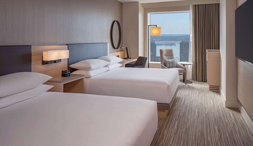 Zimmer, 2 Queen-Betten, Eckzimmer