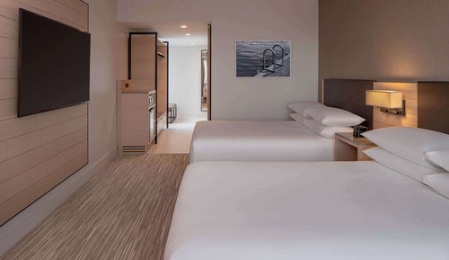 Zimmer, 2 Queen-Betten, Eckzimmer