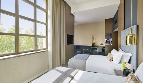 Premium-Zimmer, 2 Einzelbetten, Flussblick
