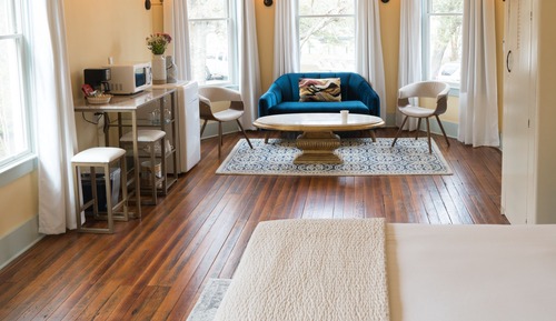 Luxury-Suite, 1 King-Bett, Balkon, Stadtblick (Parlor)