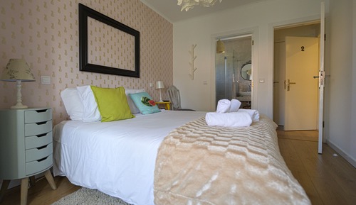 Comfort-Studiosuite, 1 King-Bett, eigenes Bad