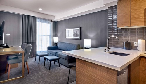 Standard-Suite, 1 King-Bett und Schlafsofa, Küche