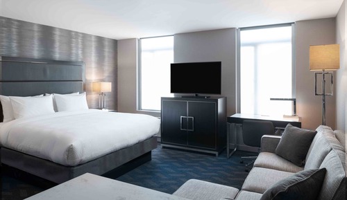 Studio, 1 King-Bett und Schlafsofa (View)