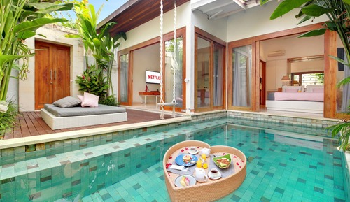 Villa, 1 Schlafzimmer (One Bedroom Private Pool With Rooftop)