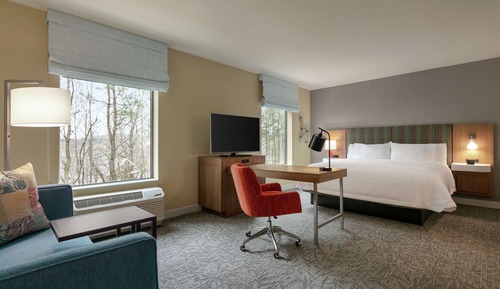 Studio, 1 King-Bett, Kühlschrank und Mikrowelle (Wet bar)