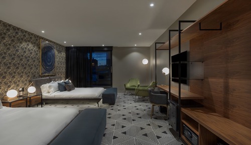 Superior-Vierbettzimmer, 2 Queen-Betten, Nichtraucher