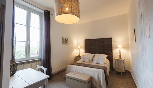 Doppelzimmer, 1 Doppelbett, Nichtraucher, Gartenblick
