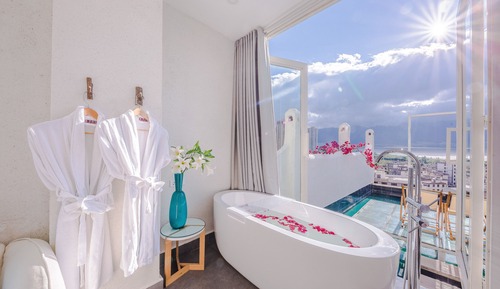 Premium-Doppelzimmer, Balkon, Seeblick