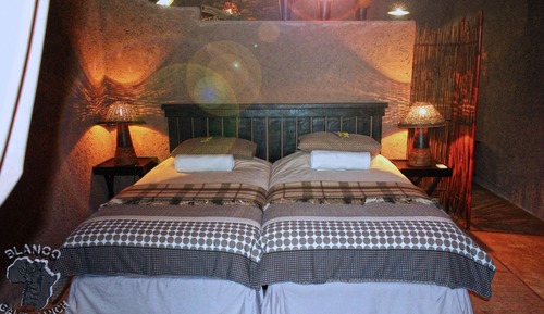 Comfort-Chalet, 2 Einzelbetten, barrierefrei, Gartenblick