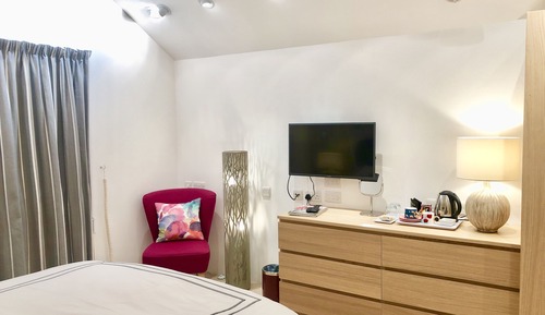 Design-Doppelzimmer, mit Bad
