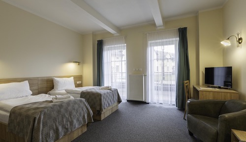 Premium-Zweibettzimmer, Terrasse