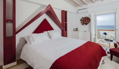 Standard-Doppelzimmer, Meerblick (Quarto Praia das Maçãs)