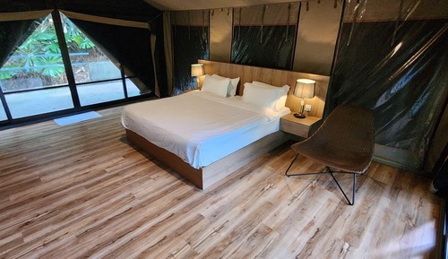 Basic-Zelt, 1 Schlafzimmer, Nichtraucher, eigenes Bad (Safari, 2 pax)