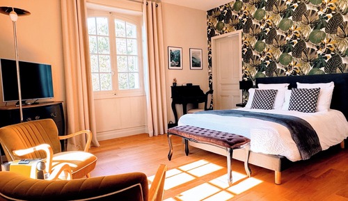 Comfort-Doppelzimmer, mit Bad, Bergblick