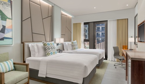 Zimmer, 1 King-Bett und Schlafsofa, Stadtblick (D'Luxe)