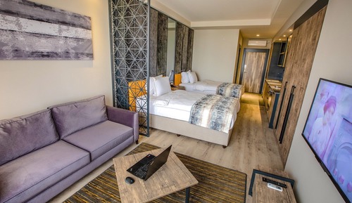 Standard-Zweibettzimmer, 2 Einzelbetten, Stadtblick