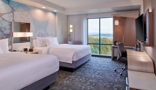 Zimmer, 2 Queen-Betten