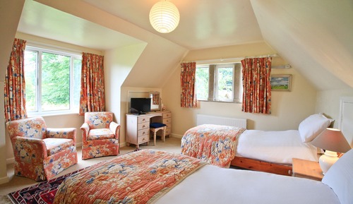 Comfort-Doppel- oder -Zweibettzimmer, 1 Schlafzimmer, Gartenblick