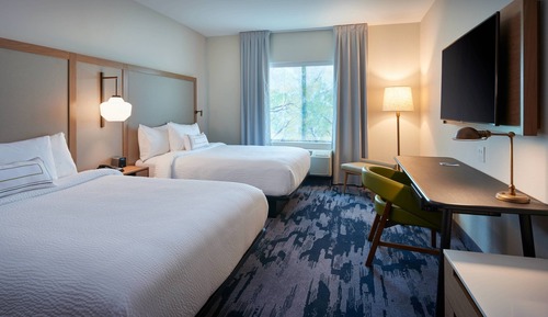 Zimmer, 2 Queen-Betten (Mobility/Hearing Access, Roll-In Shwr)