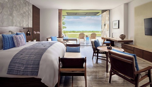 Zadun, 2 Bedroom Suite, Bedroom 1: 1 King, Bedroom 2: 2 Queen, Sofa bed, Beach front, Terrace