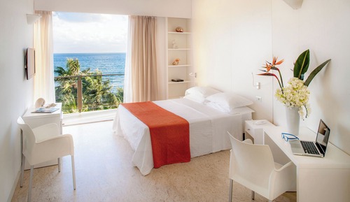 Panoramic-Doppel- oder -Zweibettzimmer, Balkon, Meerblick (Superior)