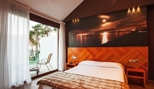 Deluxe-Doppelzimmer, Whirlpool, Meerblick