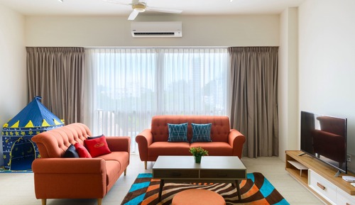 Familienapartment, 2 Schlafzimmer, Strandnähe