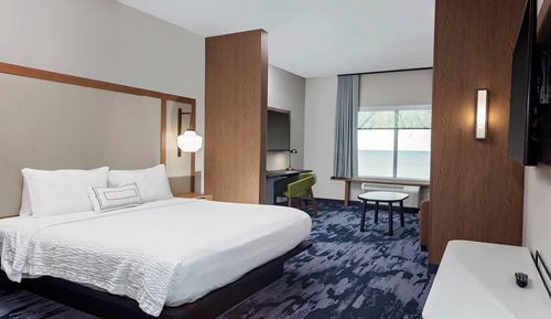 Suite, 1 King-Bett und Schlafsofa, Seeblick