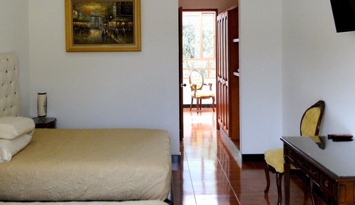 Zimmer, 2 Queen-Betten, Gartenblick, Erdgeschoss