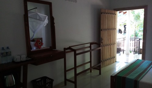 Deluxe-Dreibettzimmer, 3 Schlafzimmer, Nichtraucher, Gartenblick
