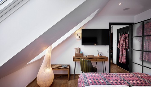 Familienzimmer, 2 Queen-Betten, Nichtraucher, Zimmerreinigung (Ski)