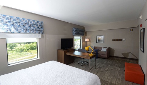 Studio, 1 King-Bett, Kühlschrank und Mikrowelle (Wet bar)