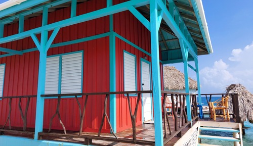 Deluxe-Ferienhütte, Mehrere Betten, Meerblick