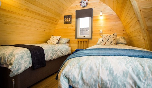 Deluxe-Ferienhütte, 2 Einzelbetten