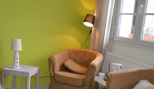 Doppelzimmer, eigenes Bad, Gartenblick
