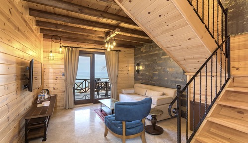 Deluxe-Bungalow, 2 Schlafzimmer, Meerblick