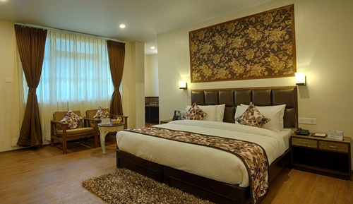 Deluxe-Doppelzimmer, 1 King-Bett, Bergblick